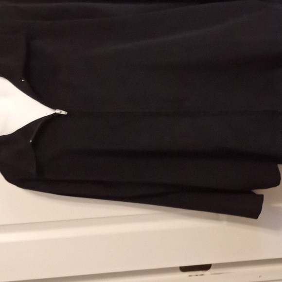 Black zip up womens jacket - Picture 1 of 6